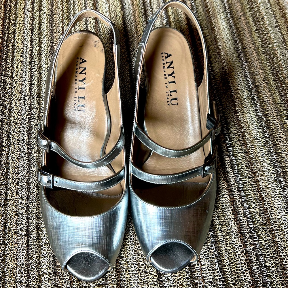 SOLD Anyi Lu slate heel